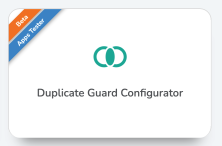 Figure 1. Duplicate Guard Configurator